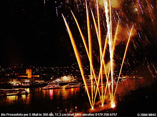 Feuerwerk Winzerfest Boppard am Rhein, � 2006 WHO